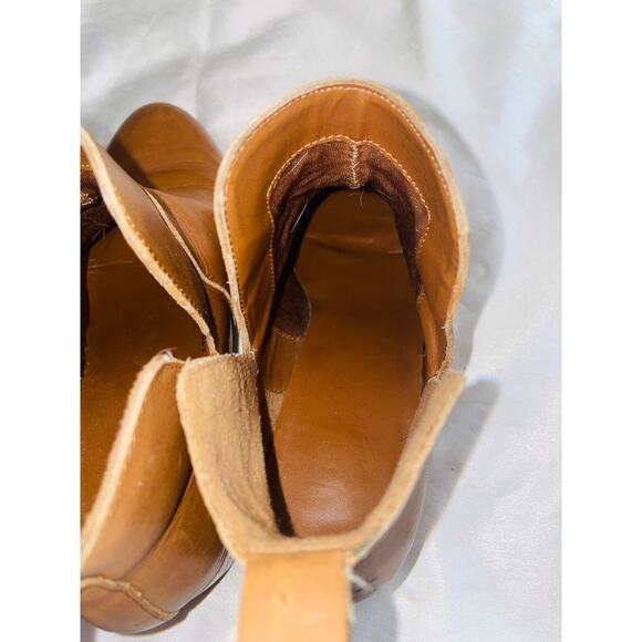 Franco Sarto Leather Slip-On Ankle Bootie "Rosie" - Women's Size 7.5 M - Picture 8 of 12